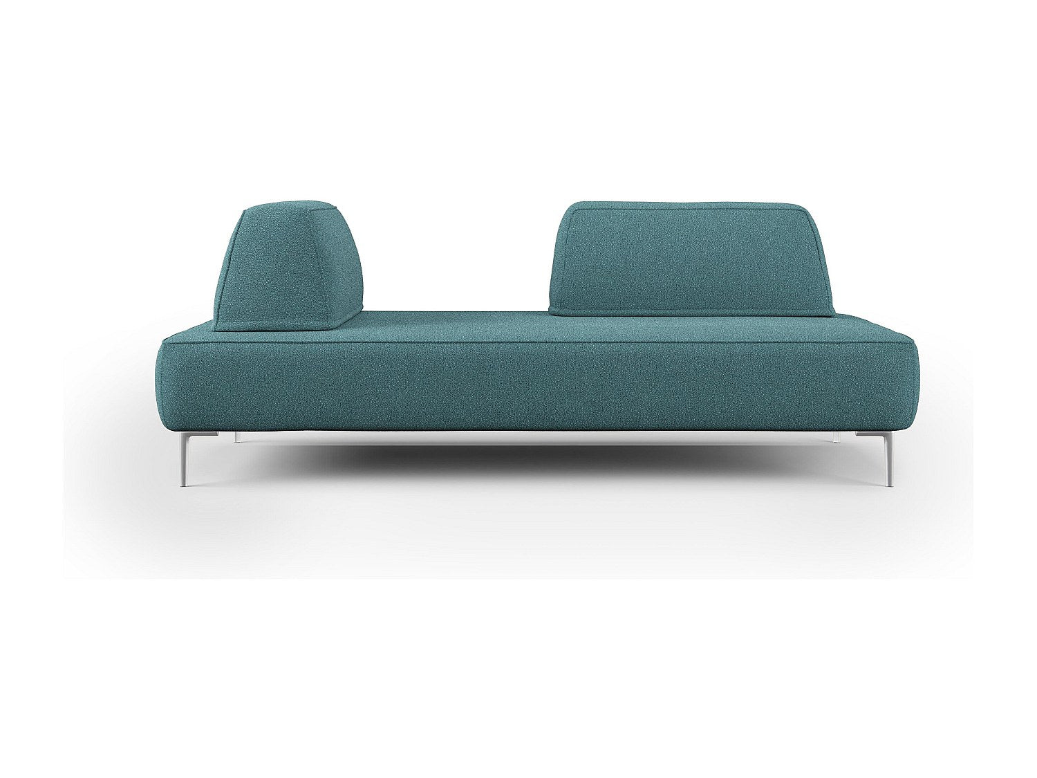 Canapé modulable bleu tissu