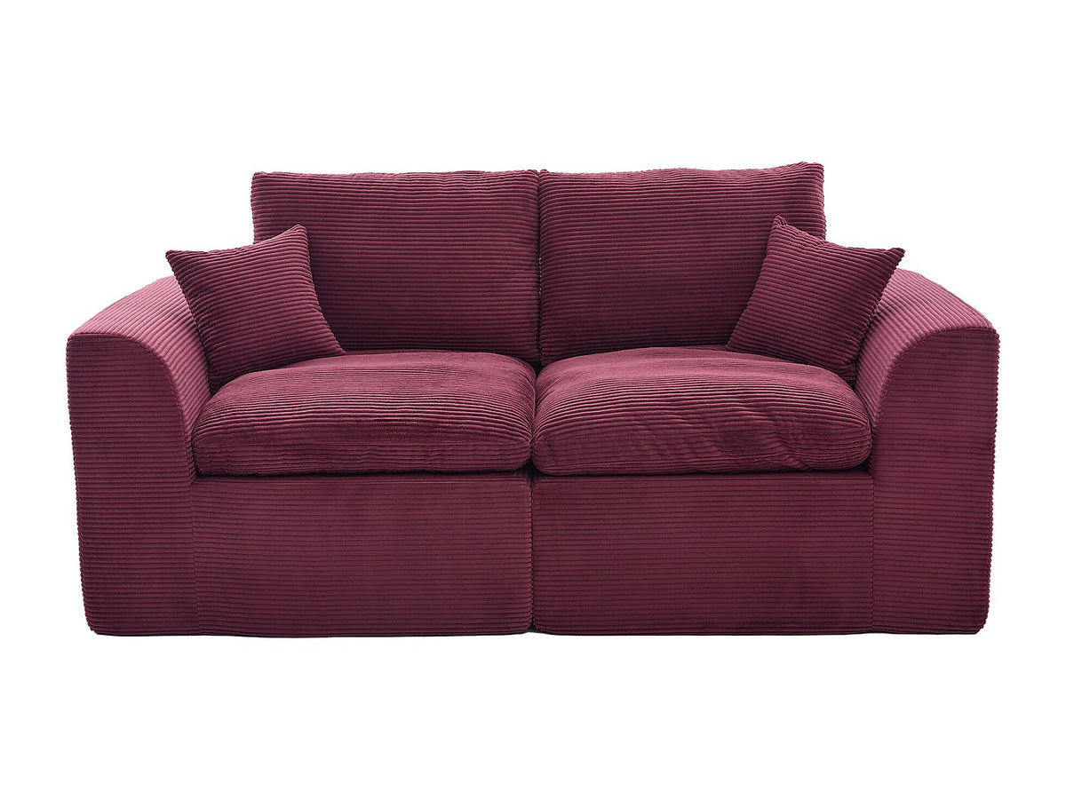 Canapé modulable violet tissu
