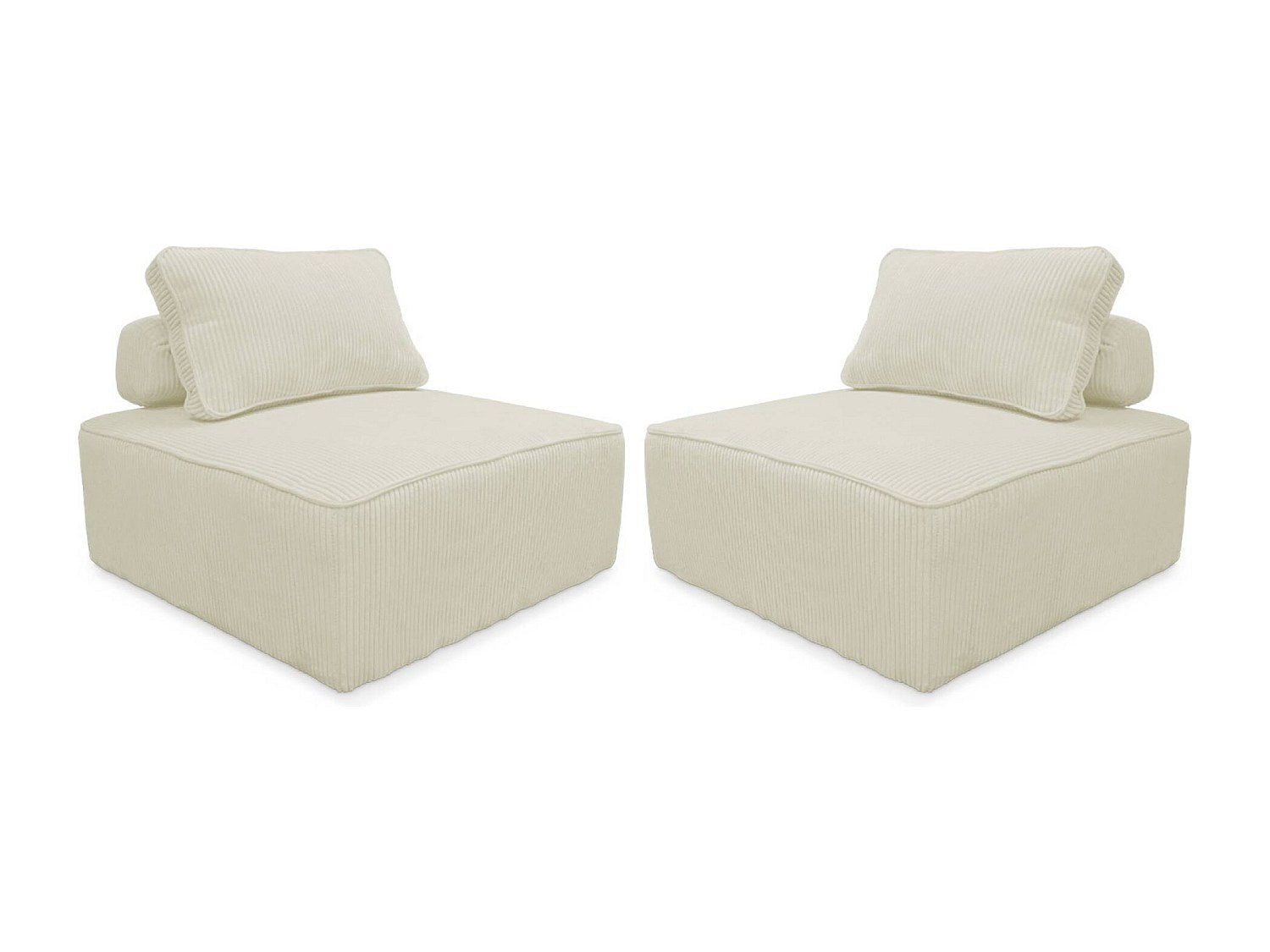 Chauffeuse modulable beige velours