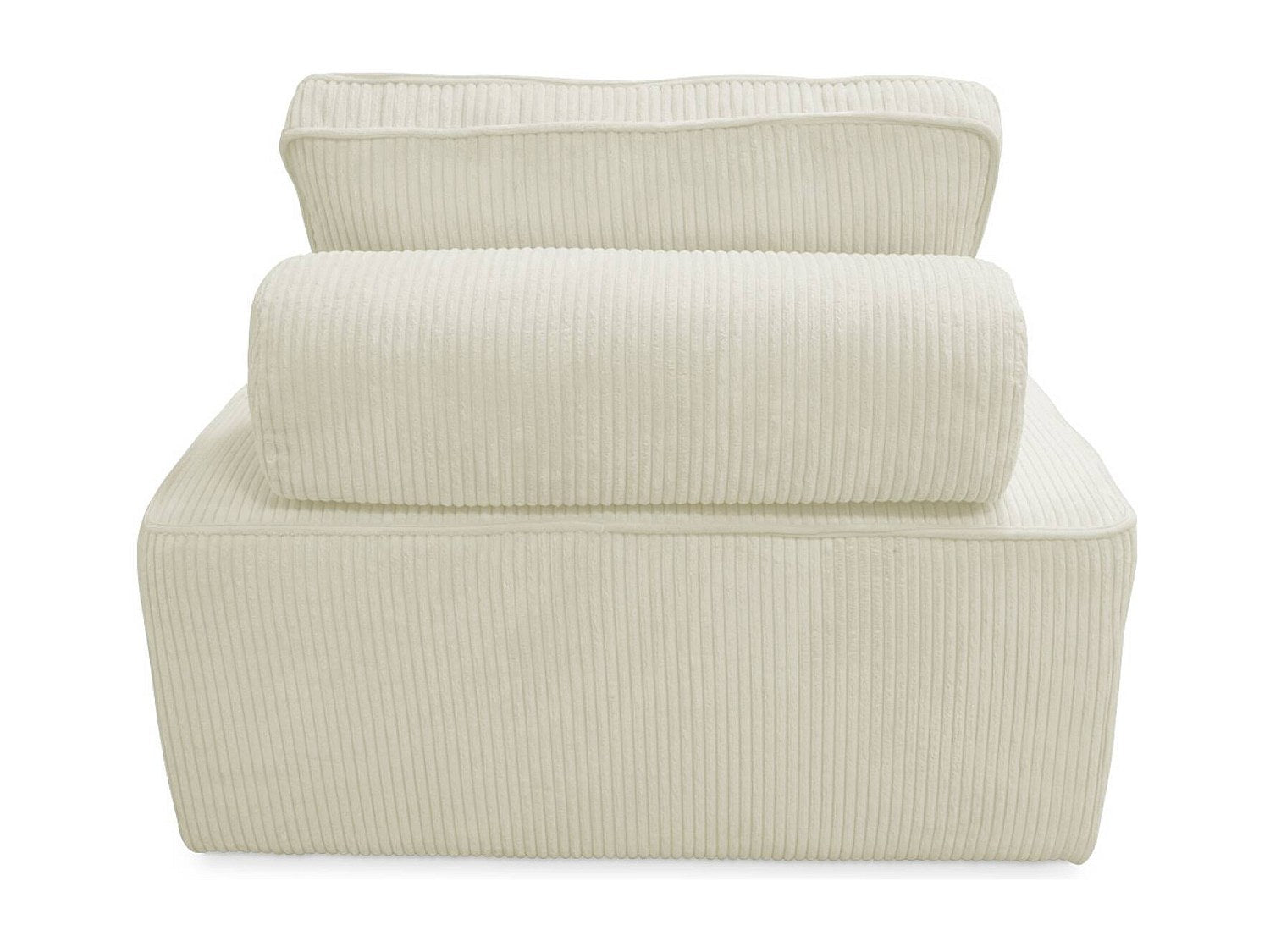 Chauffeuse modulable beige velours
