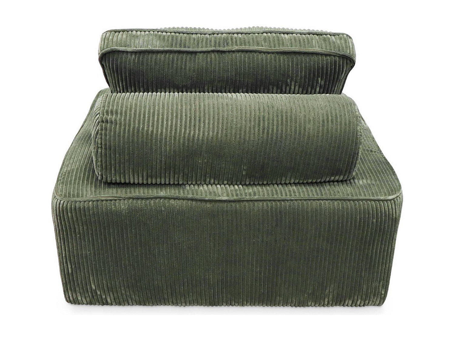 Chauffeuse modulable vert velours