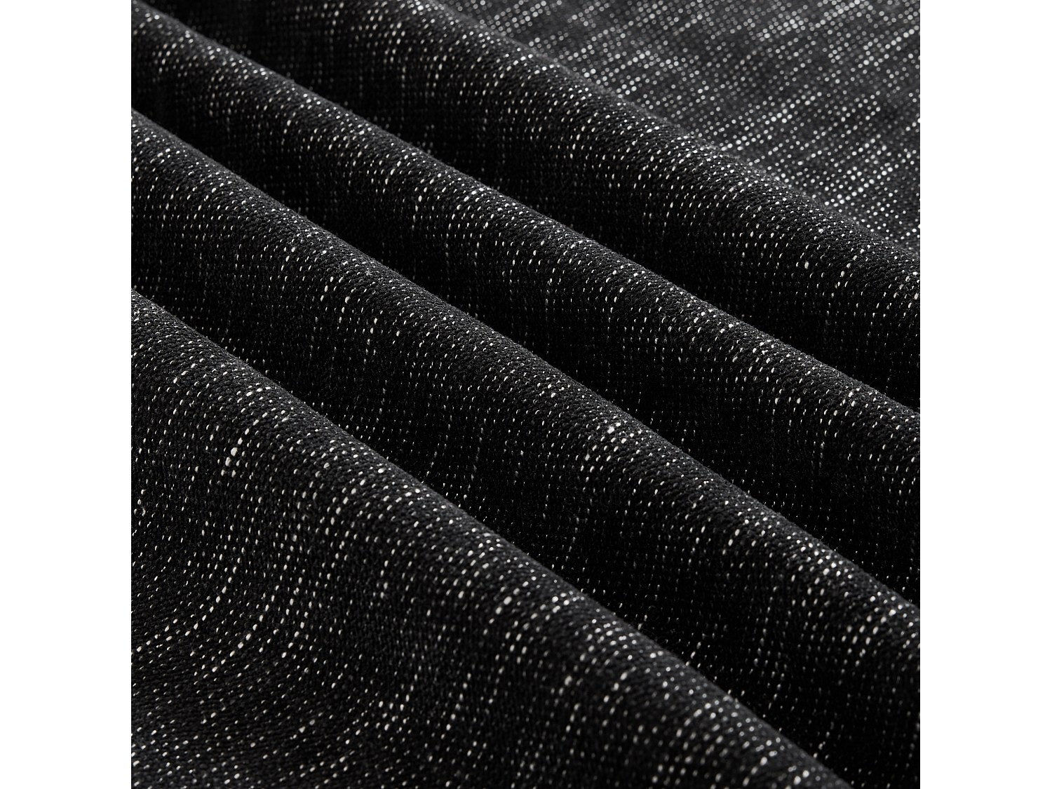 Pouf pour canapé modulable convertible noir tissu
