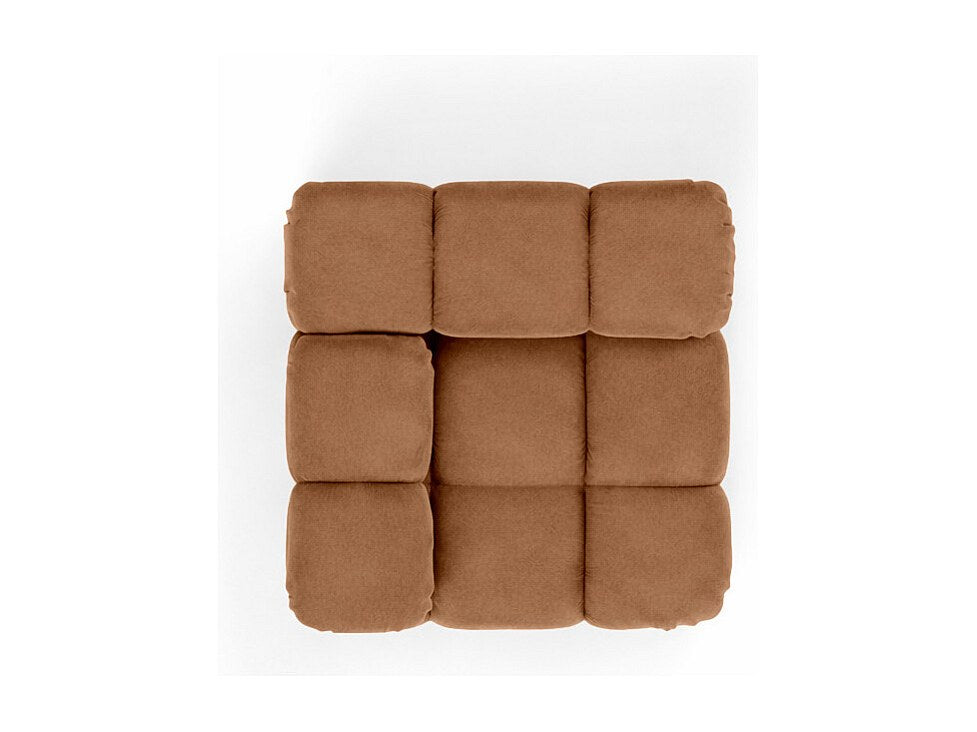 Canapé modulable marron tissu