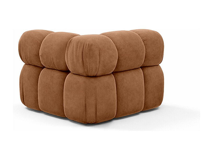 Canapé modulable marron tissu