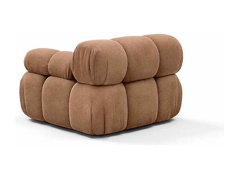 Canapé modulable marron tissu