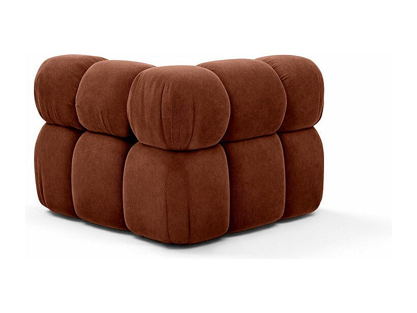 Canapé modulable marron tissu