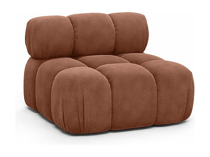 Canapé modulable marron tissu