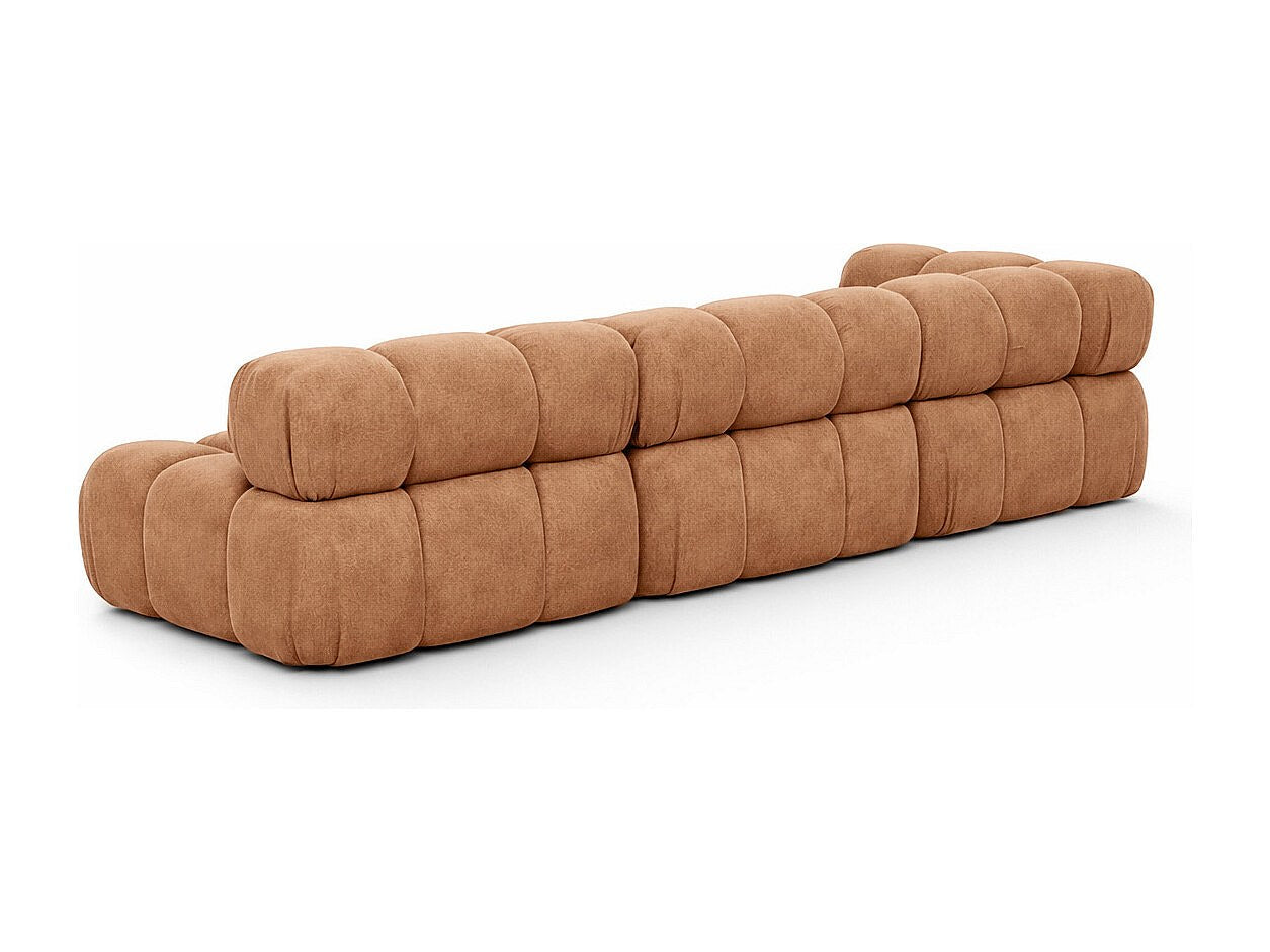 Canapé modulable marron tissu