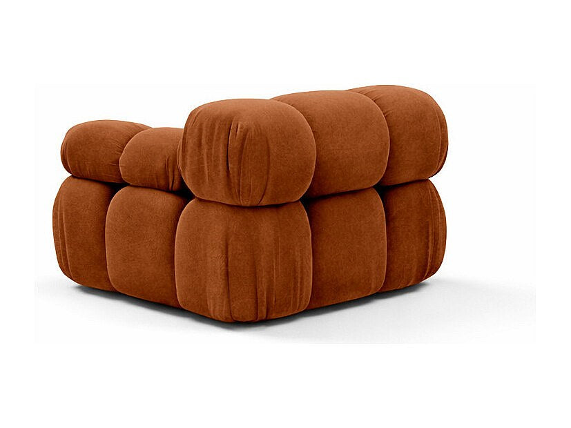 Canapé modulable marron tissu