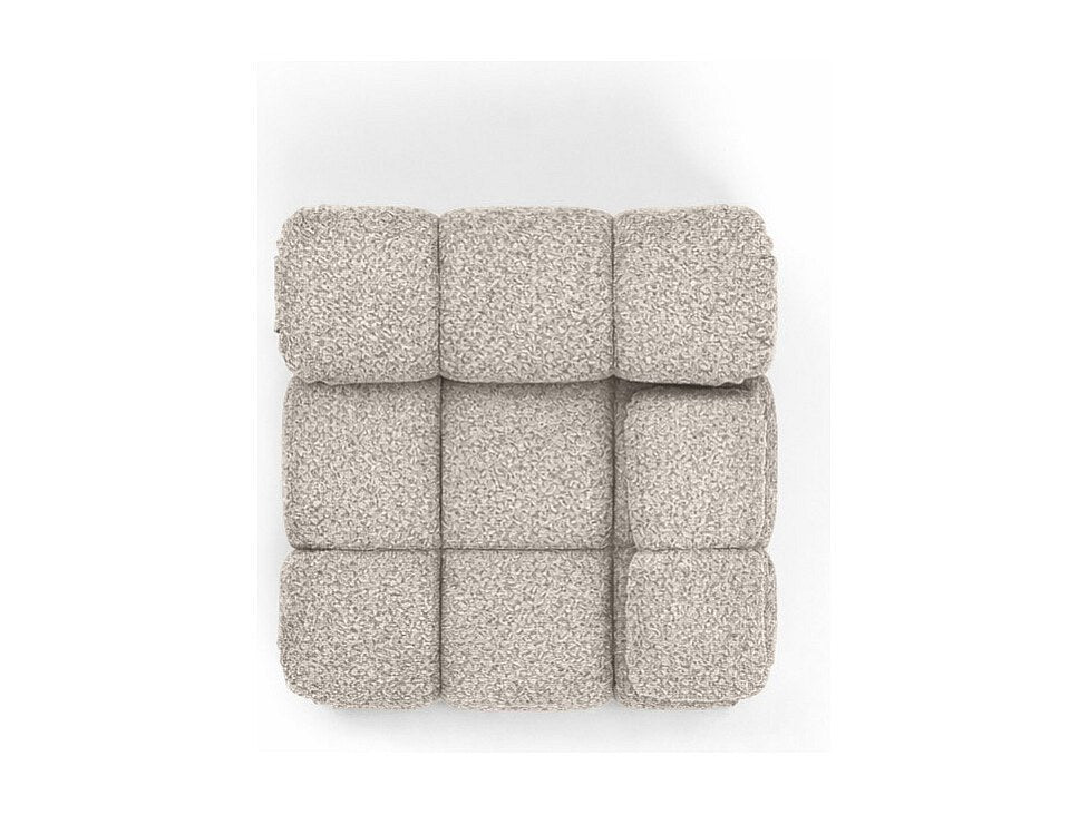 Canapé modulable beige tissu