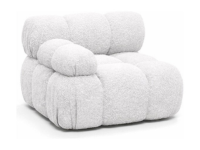 Canapé modulable beige tissu