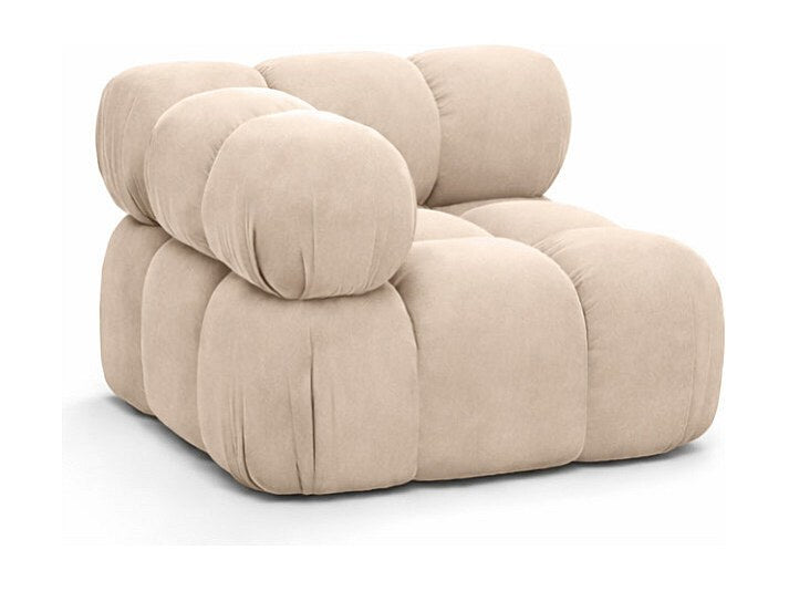 Canapé modulable beige tissu