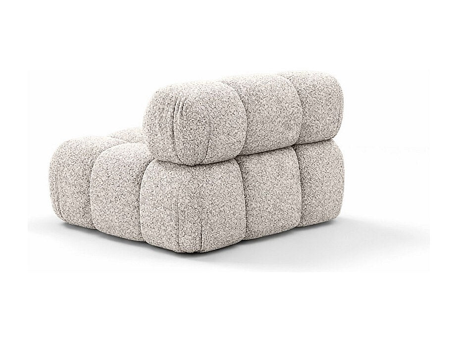Canapé modulable beige tissu