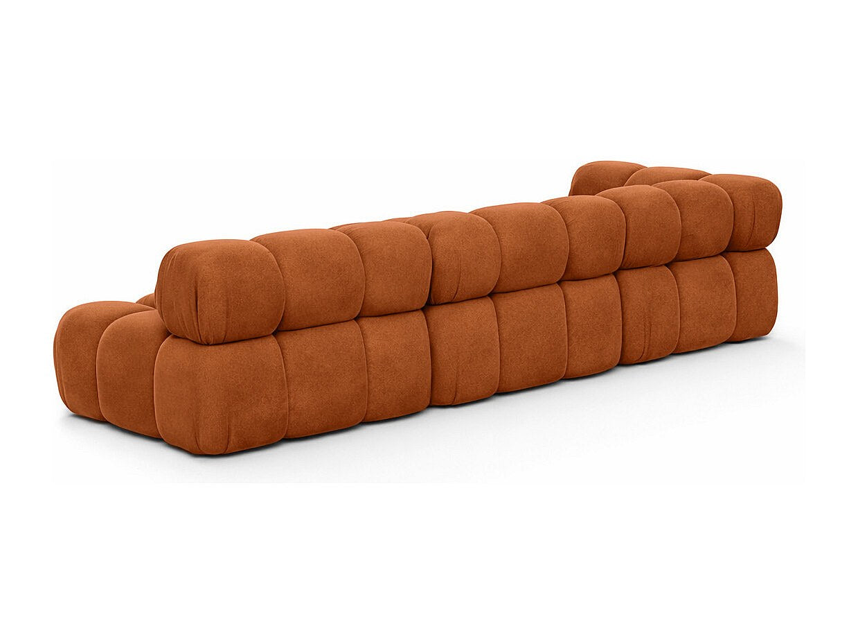 Canapé modulable marron tissu