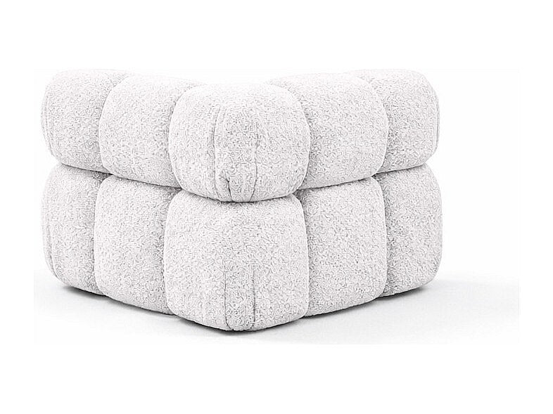 Canapé modulable beige tissu