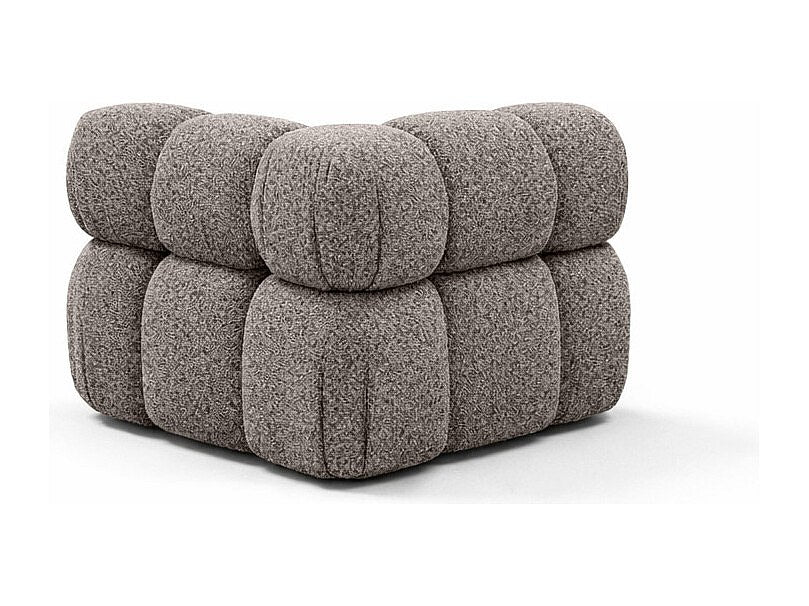 Canapé modulable marron tissu