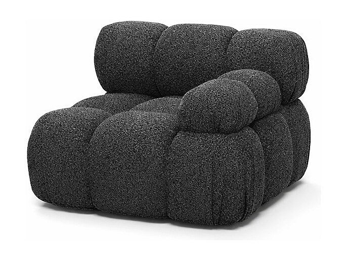 Canapé modulable gris tissu