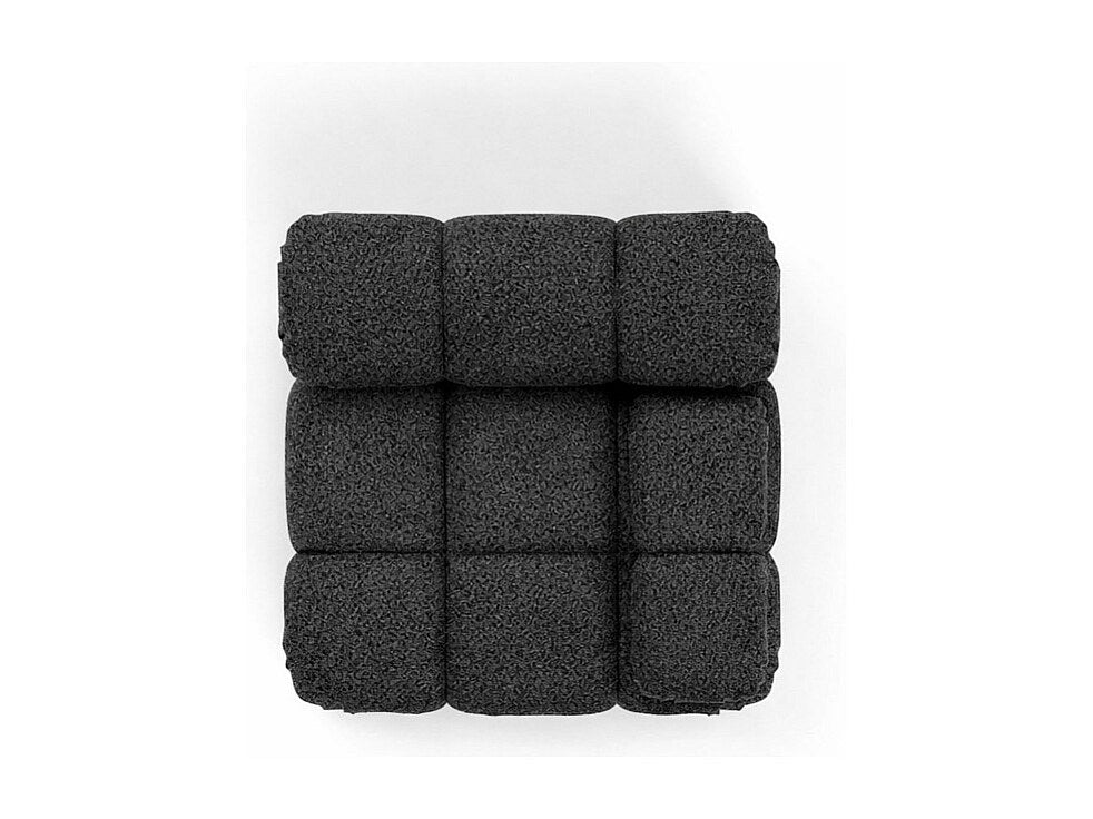 Canapé modulable gris tissu