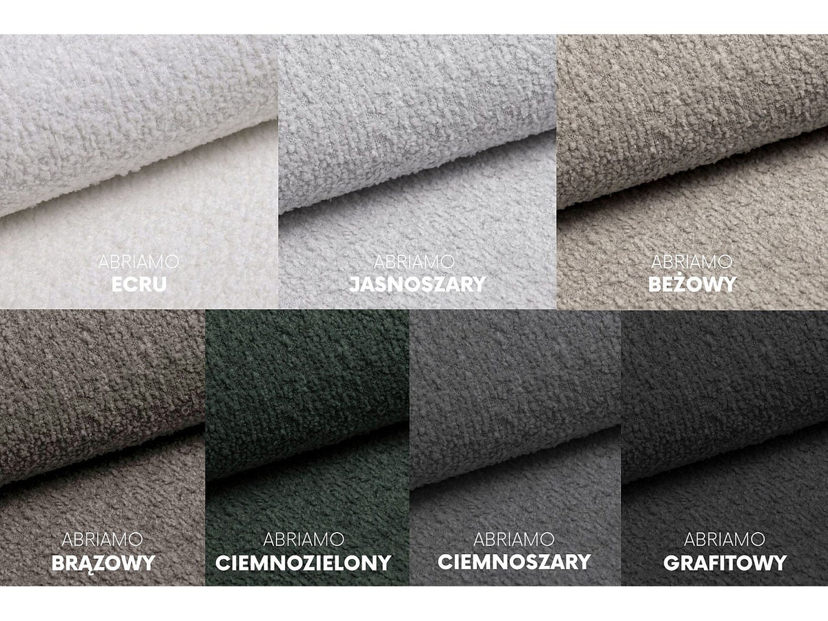 Canapé modulable gris tissu