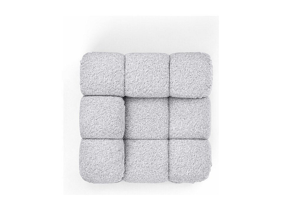 Canapé modulable gris tissu