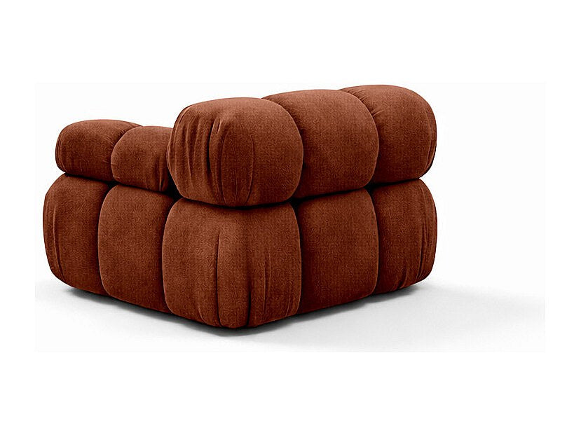 Canapé modulable marron tissu