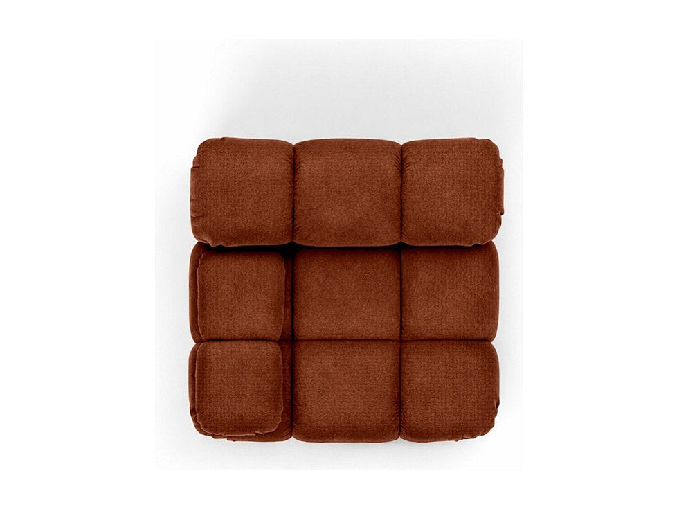Canapé modulable marron tissu