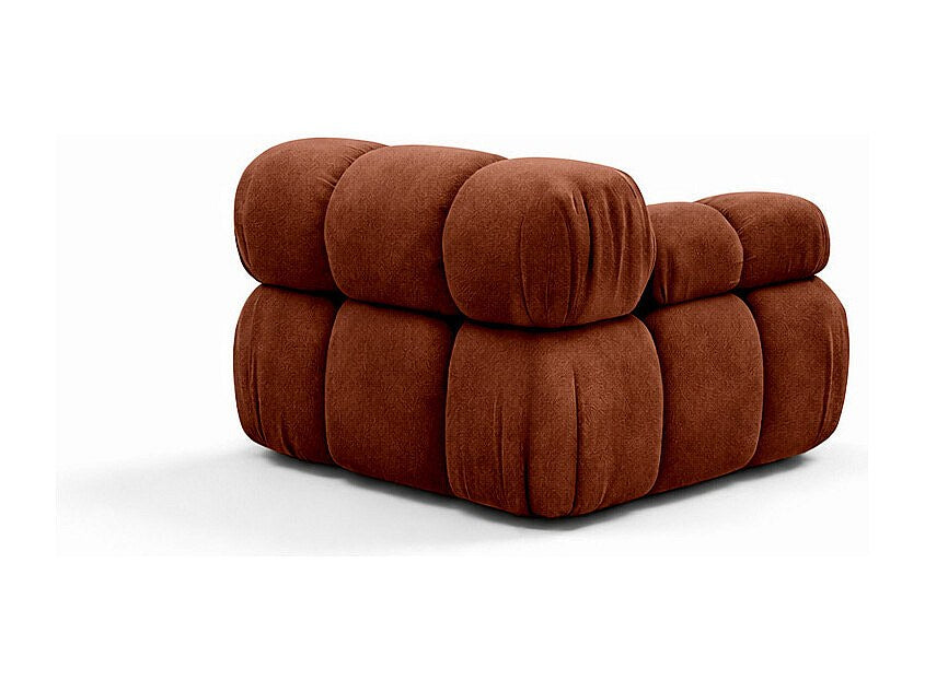 Canapé modulable marron tissu