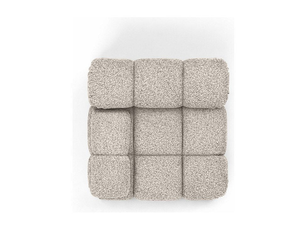 Canapé modulable beige tissu