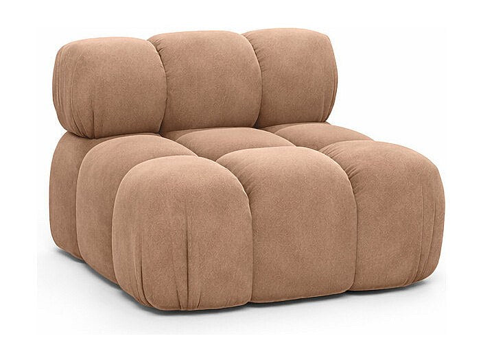 Canapé modulable marron tissu