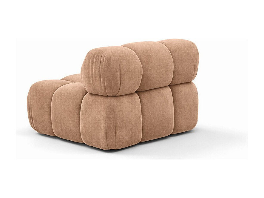 Canapé modulable marron tissu