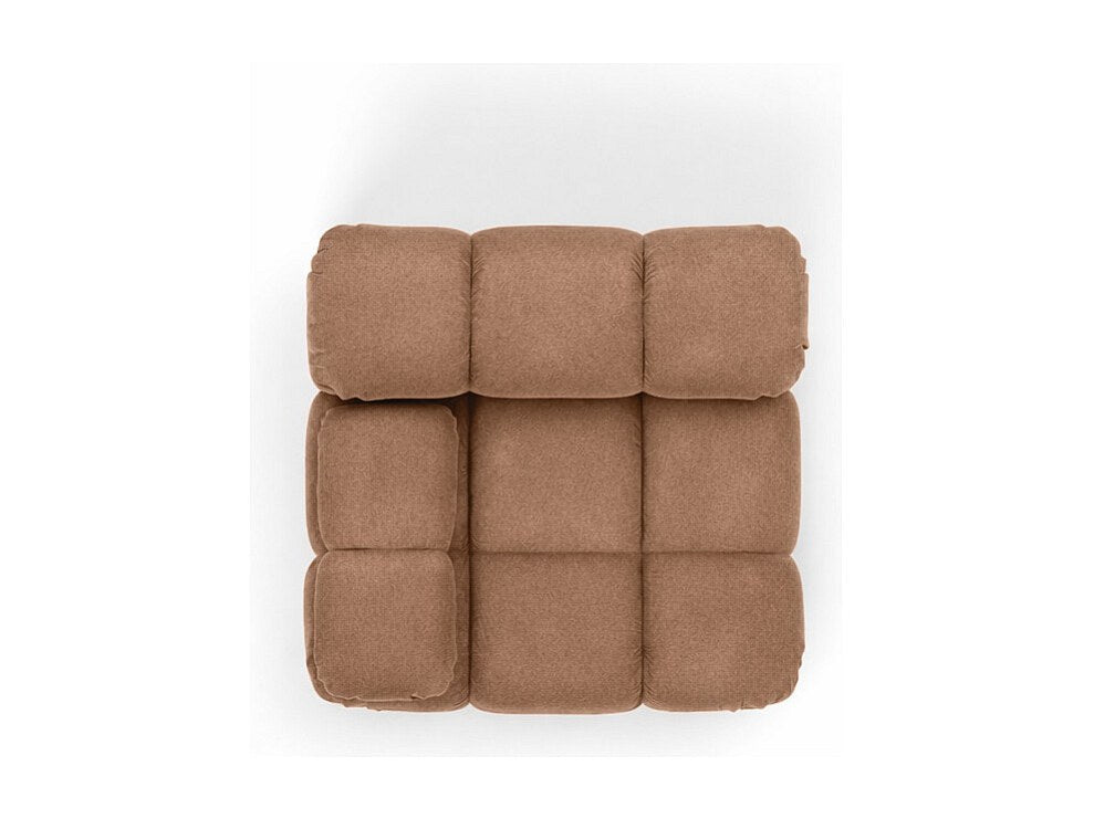 Canapé modulable marron tissu