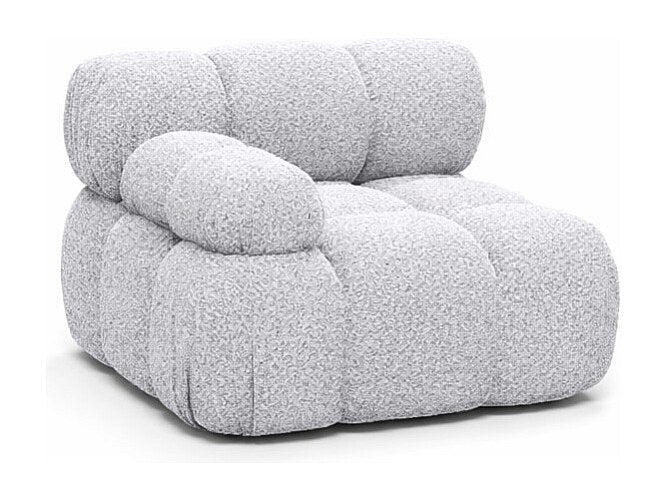 Canapé modulable gris tissu