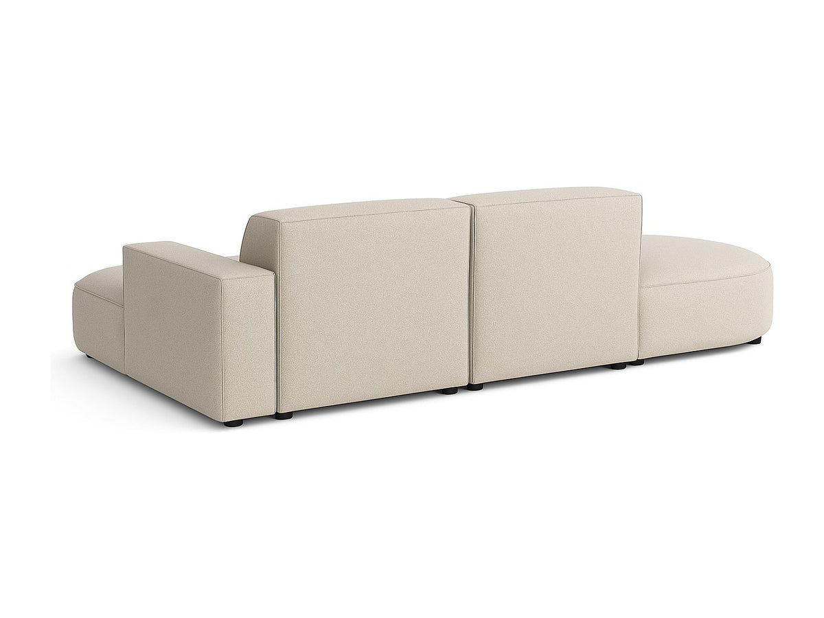 Angle pour canapé modulable beige tissu