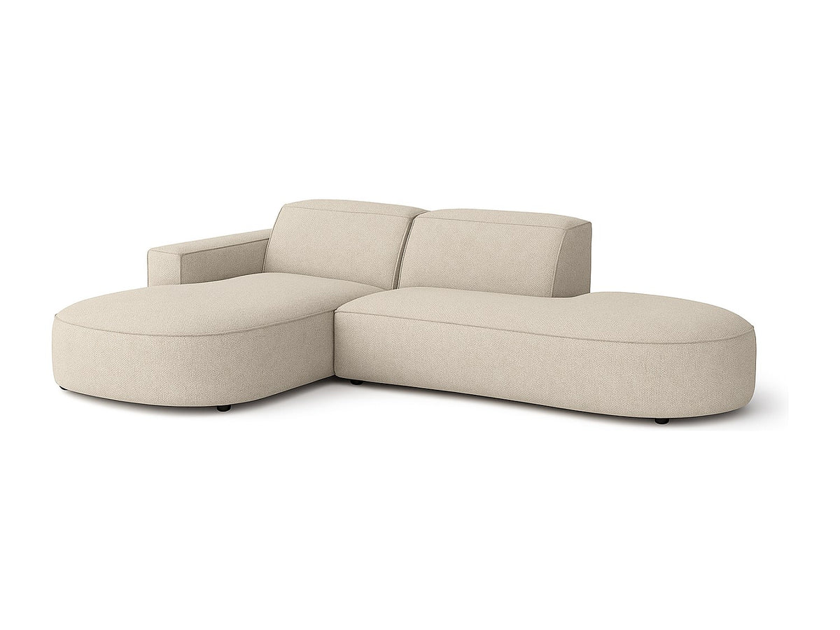 Angle pour canapé modulable beige tissu