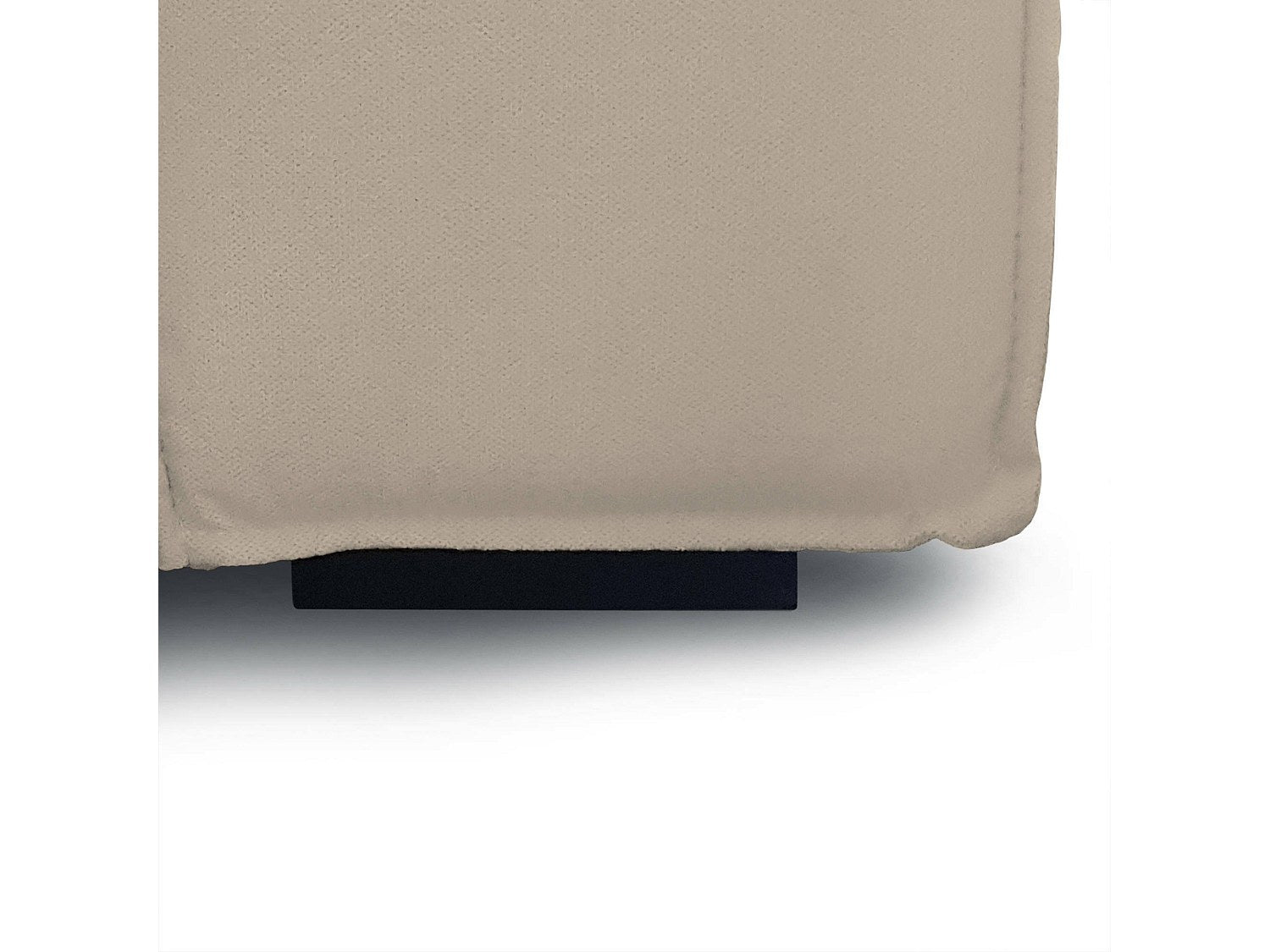 Canapé modulable 3 places gris tissu