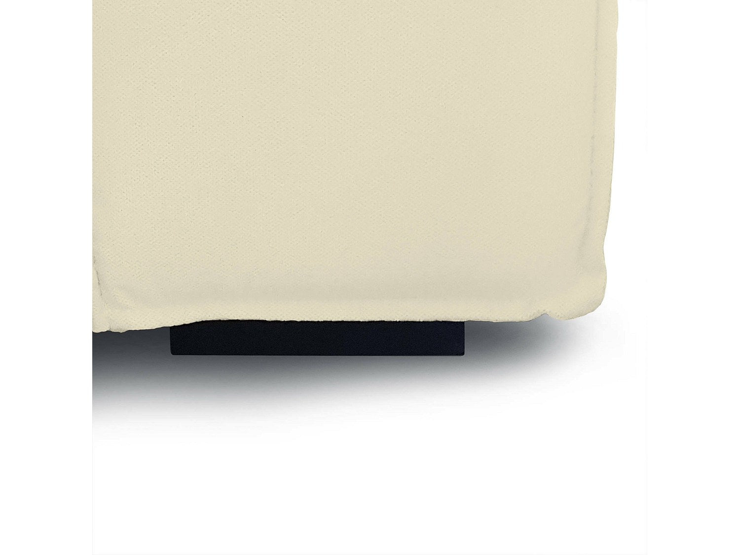 Canapé modulable 2 places beige tissu