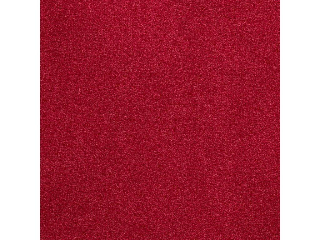Canapé modulable 2 places rouge tissu