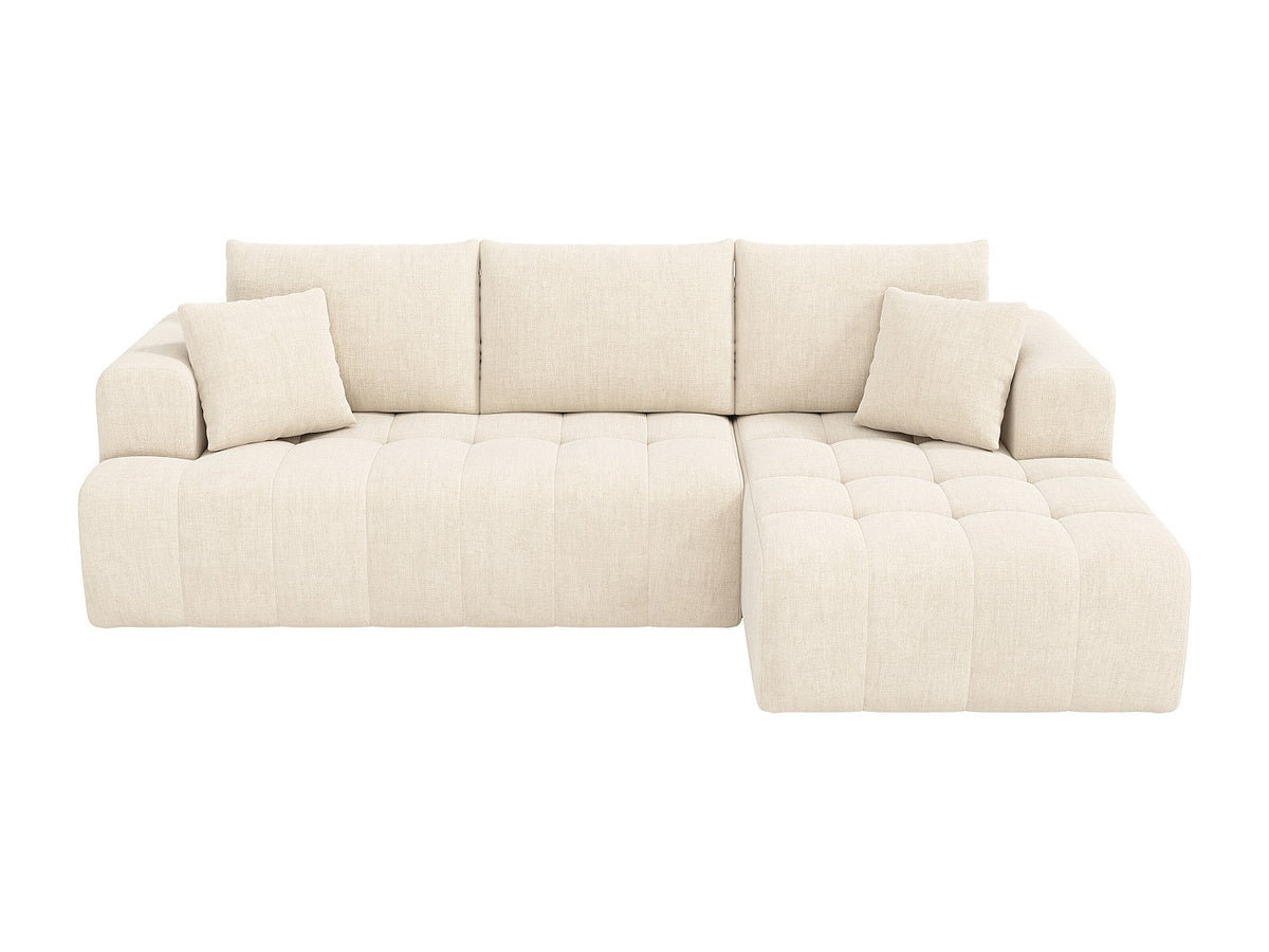 Canapé modulable beige velours