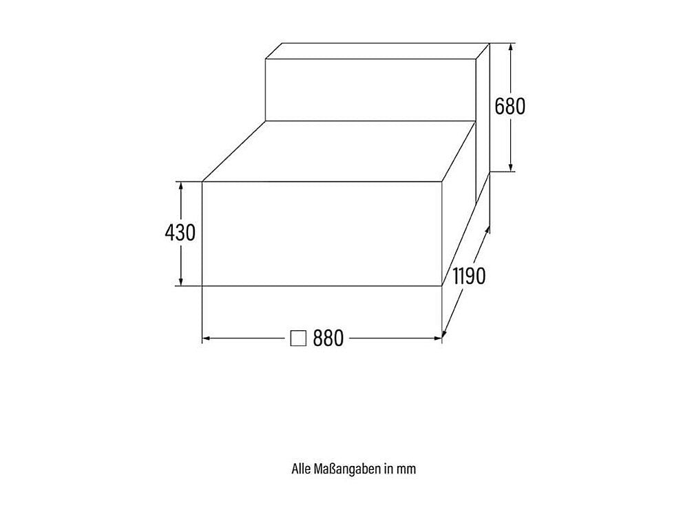 Canapé modulable gris tissu