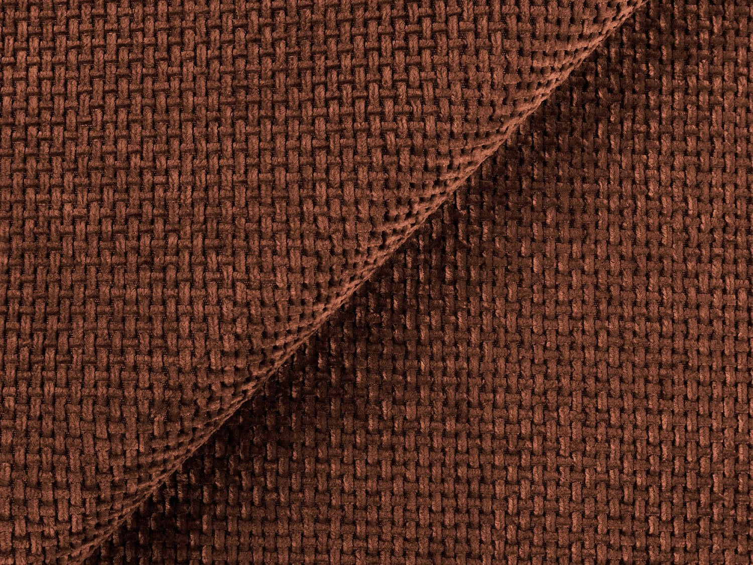 Canapé modulable 2 places orange tissu