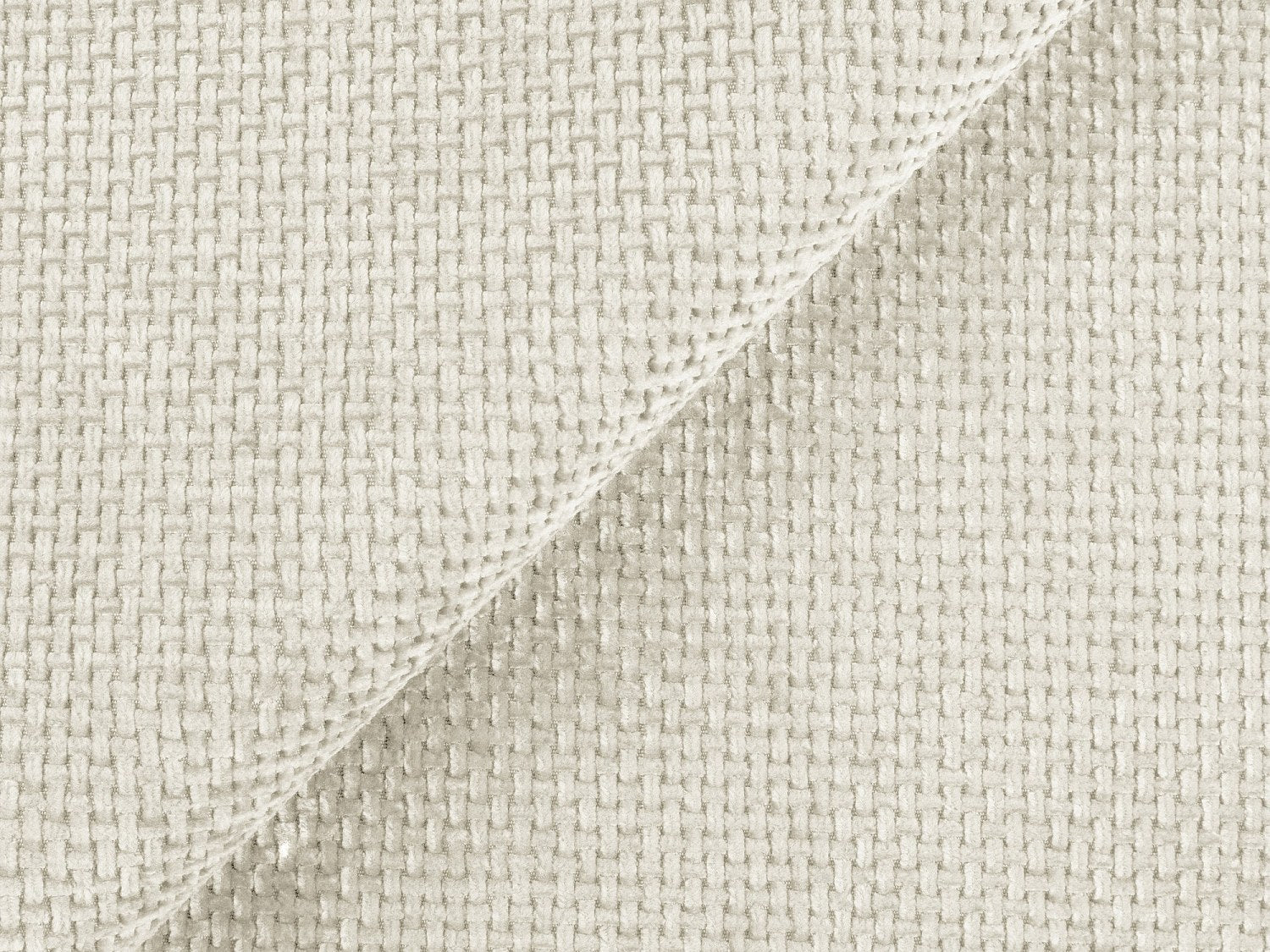Canapé modulable 2 places blanc tissu
