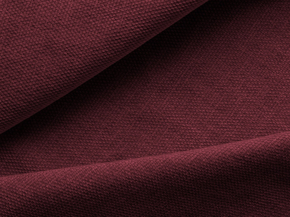 Canapé modulable 3 places rouge tissu