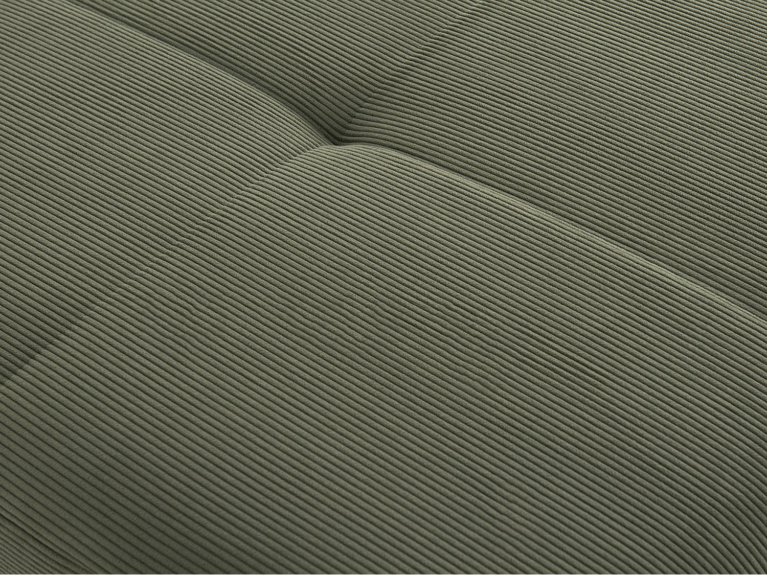 Méridienne pour canapé modulable 5 places vert tissu