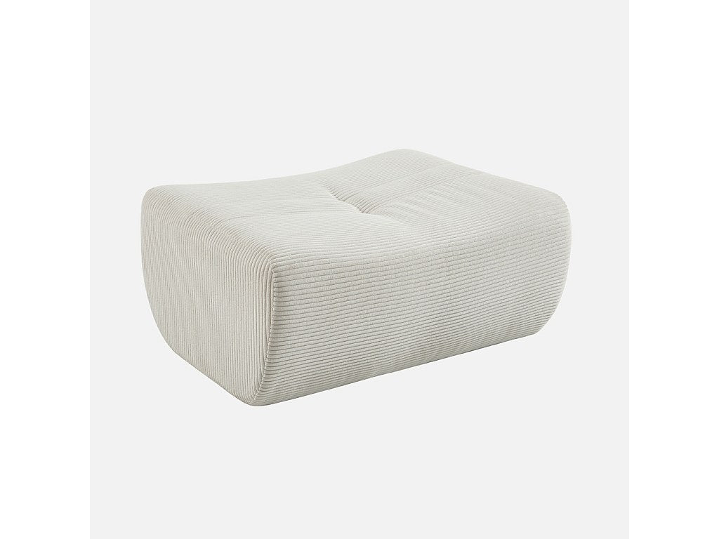 Angle pour canapé modulable 7 places beige velours