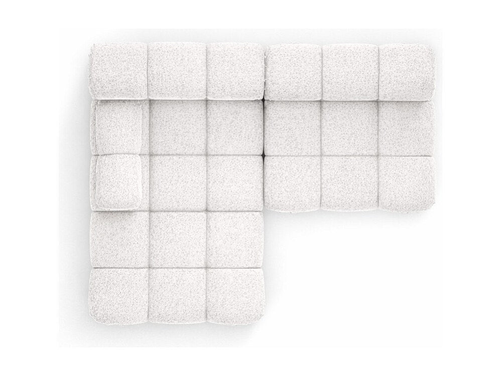 Canapé modulable beige tissu