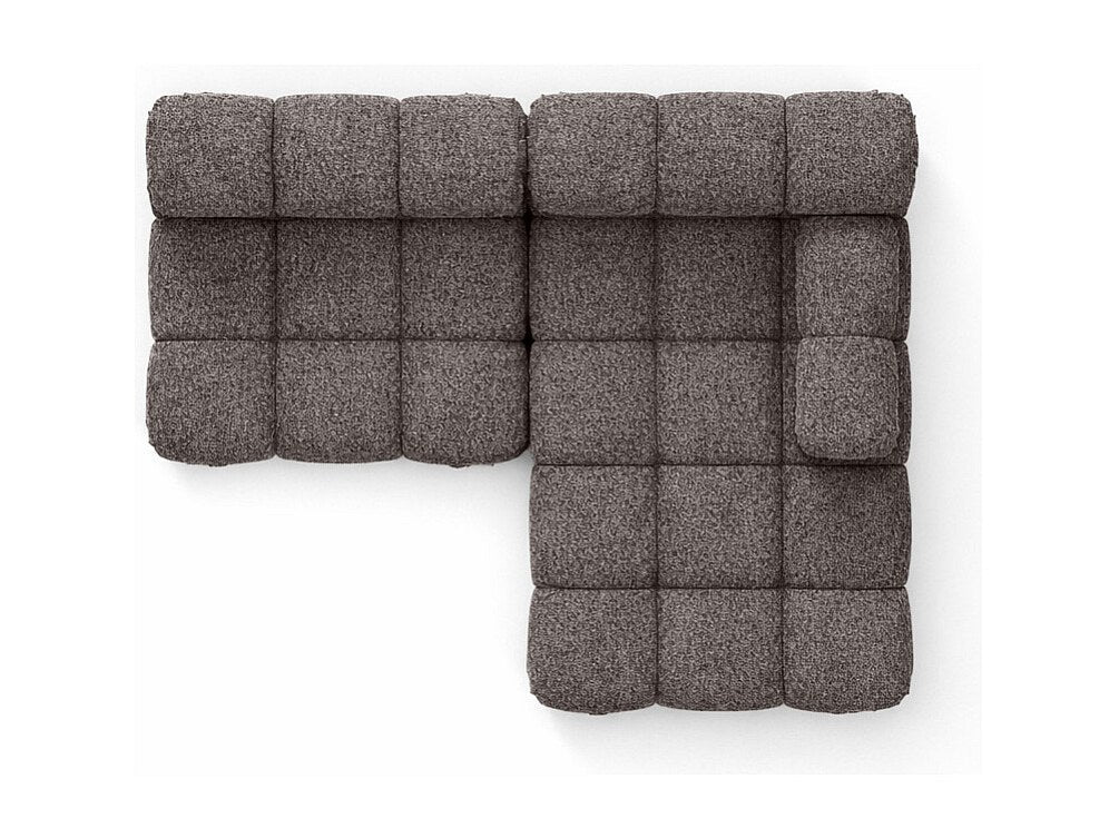 Canapé modulable marron tissu