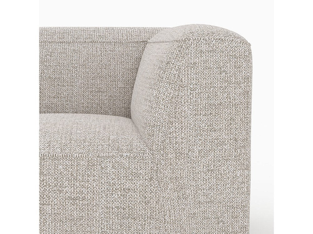 Angle pour canapé modulable beige tissu - Hestia