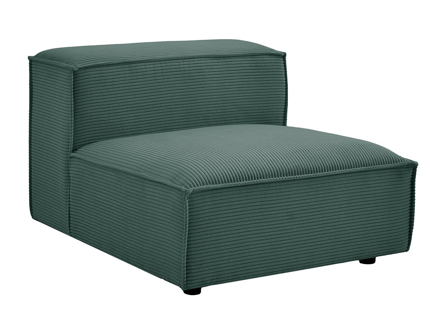 Canapé modulable 4 places vert velours
