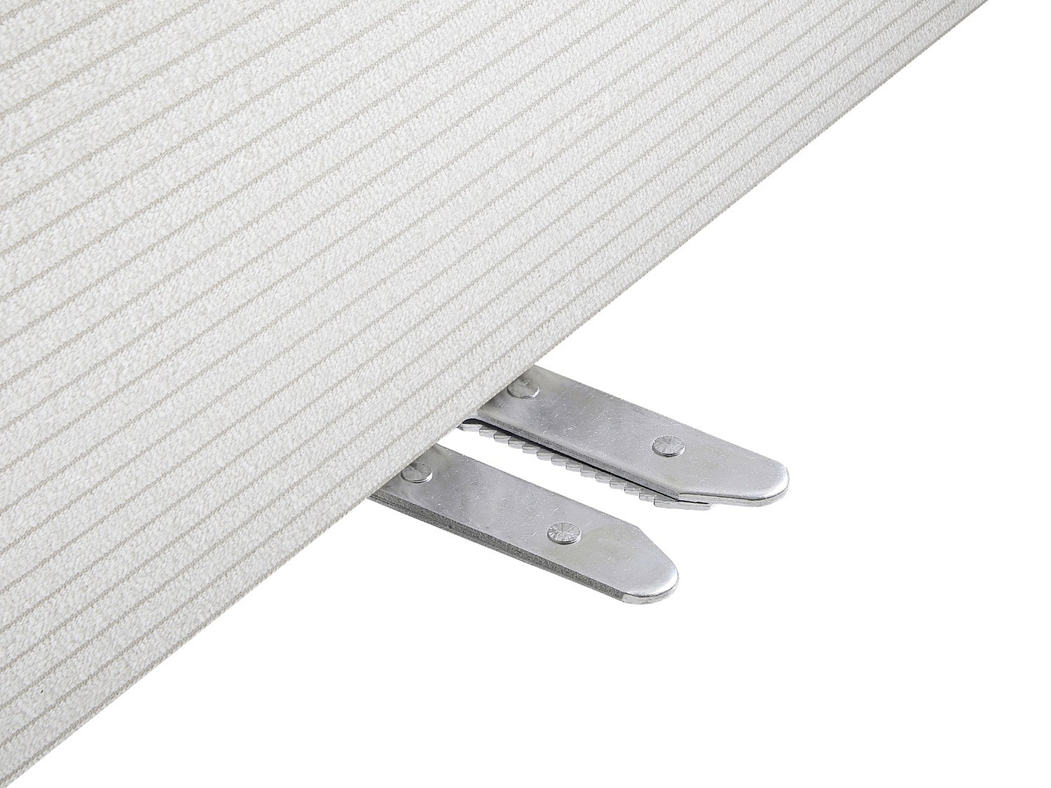 Canapé modulable panoramique beige velours