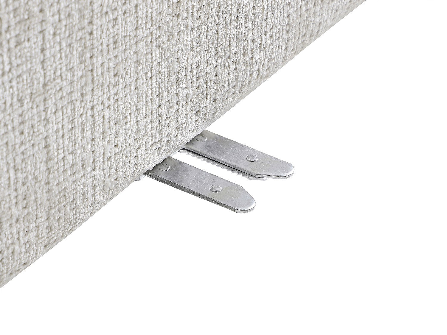 Canapé modulable 3 places beige tissu